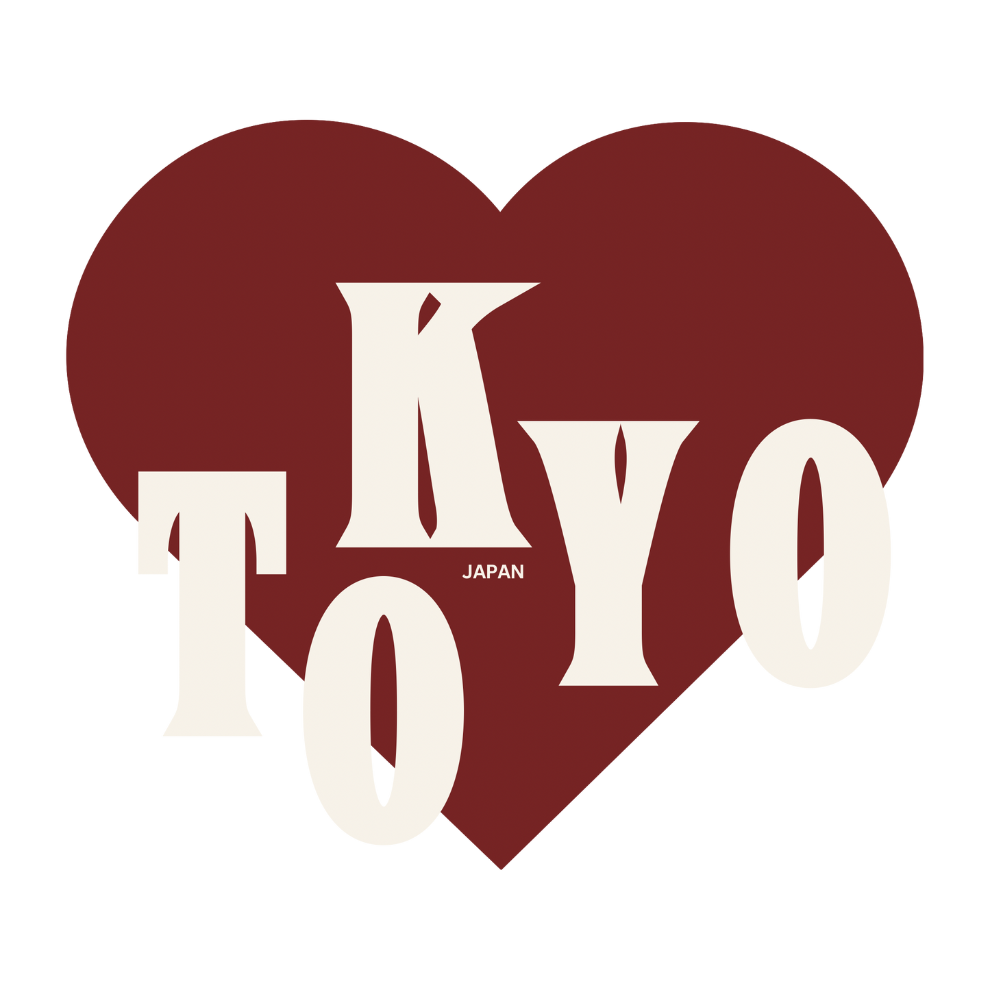 Heart of Tokyo | Travel Sticker