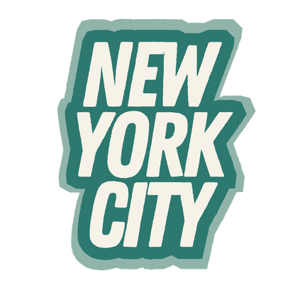 NEW YORK CITY blue | Travel Sticker