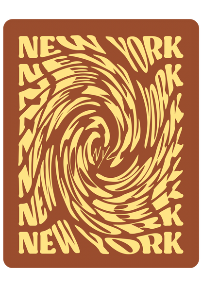 NYC Swirl | Travel Sticker