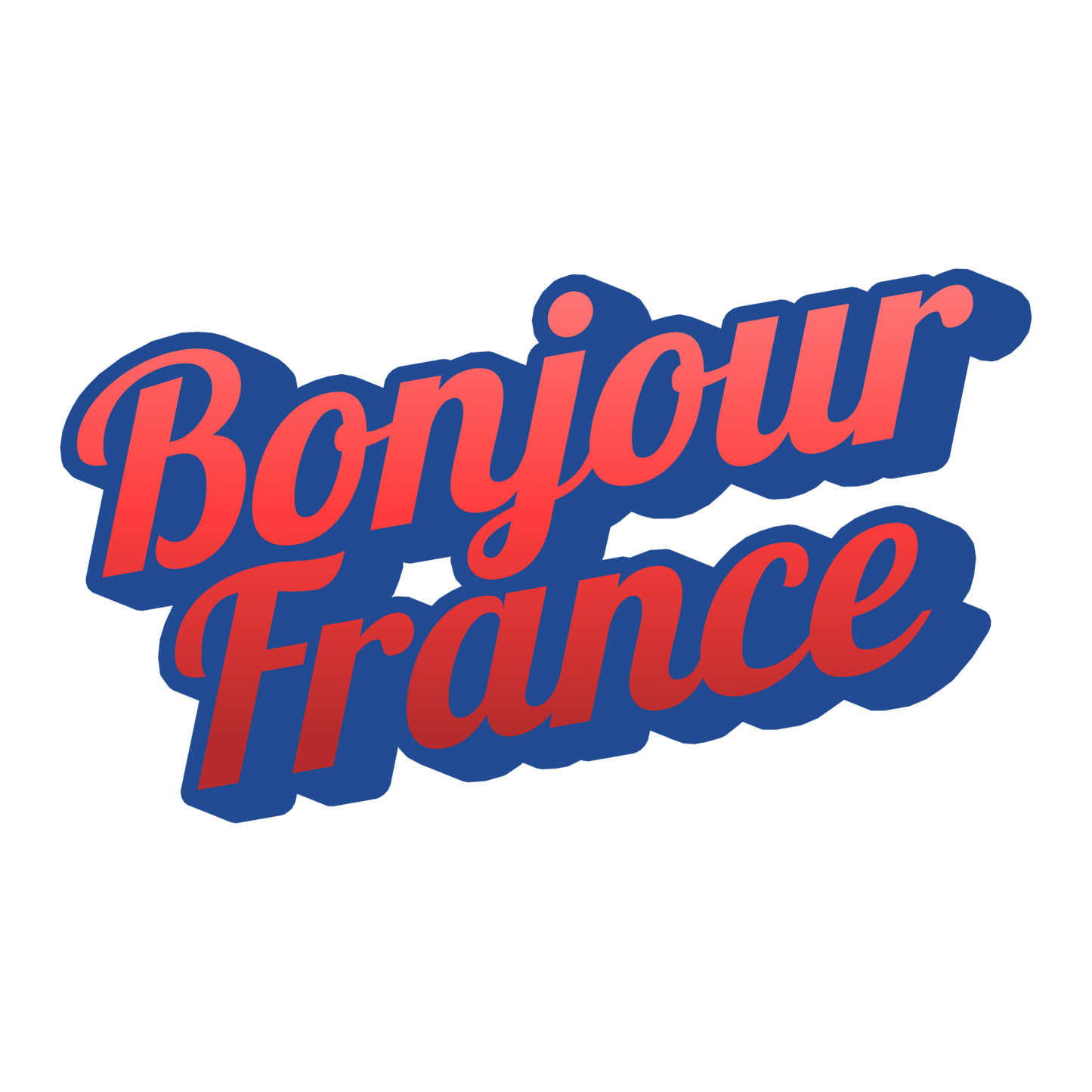 French Bonjour | Travel Sticker